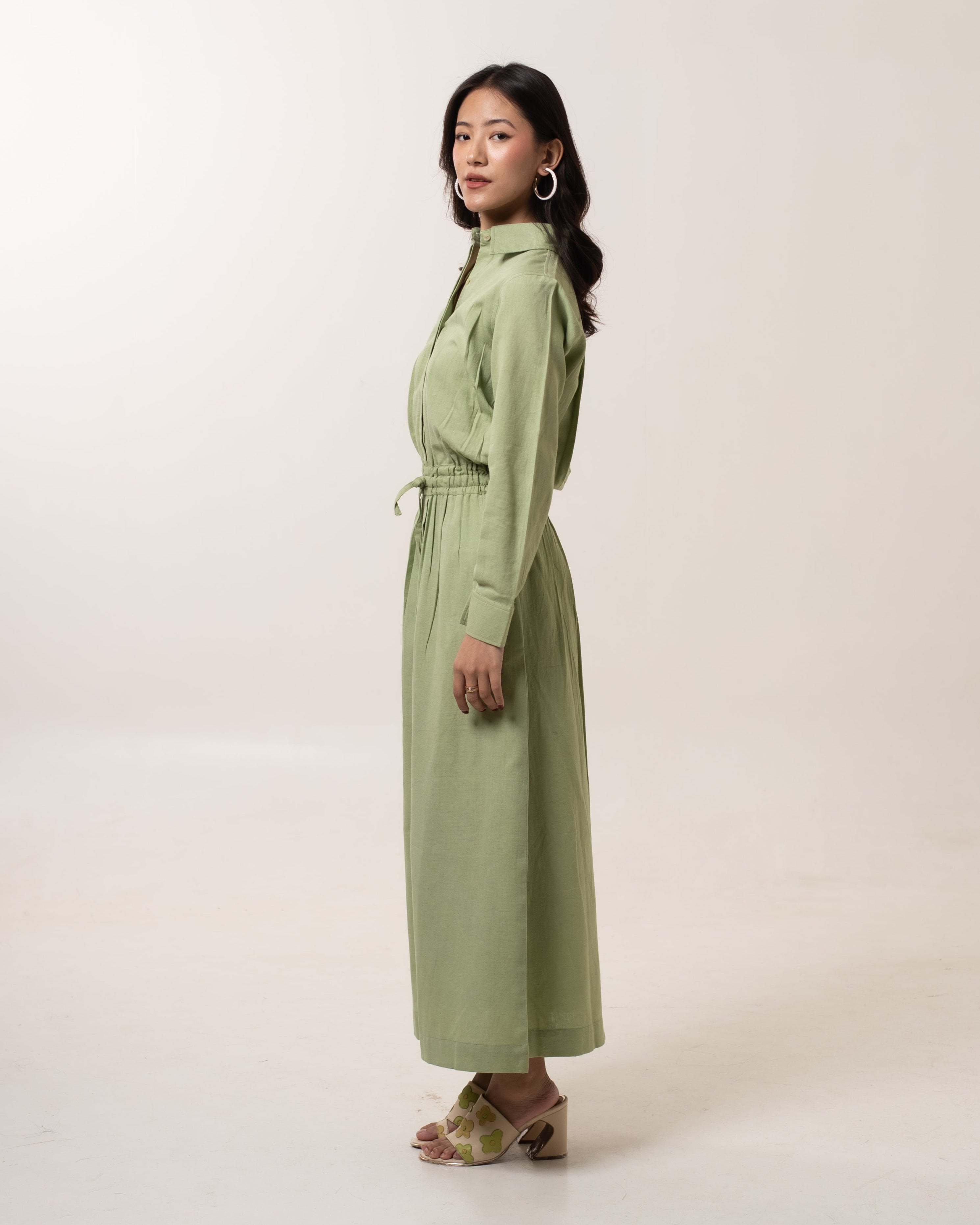 Sheen Allure Slit Dress