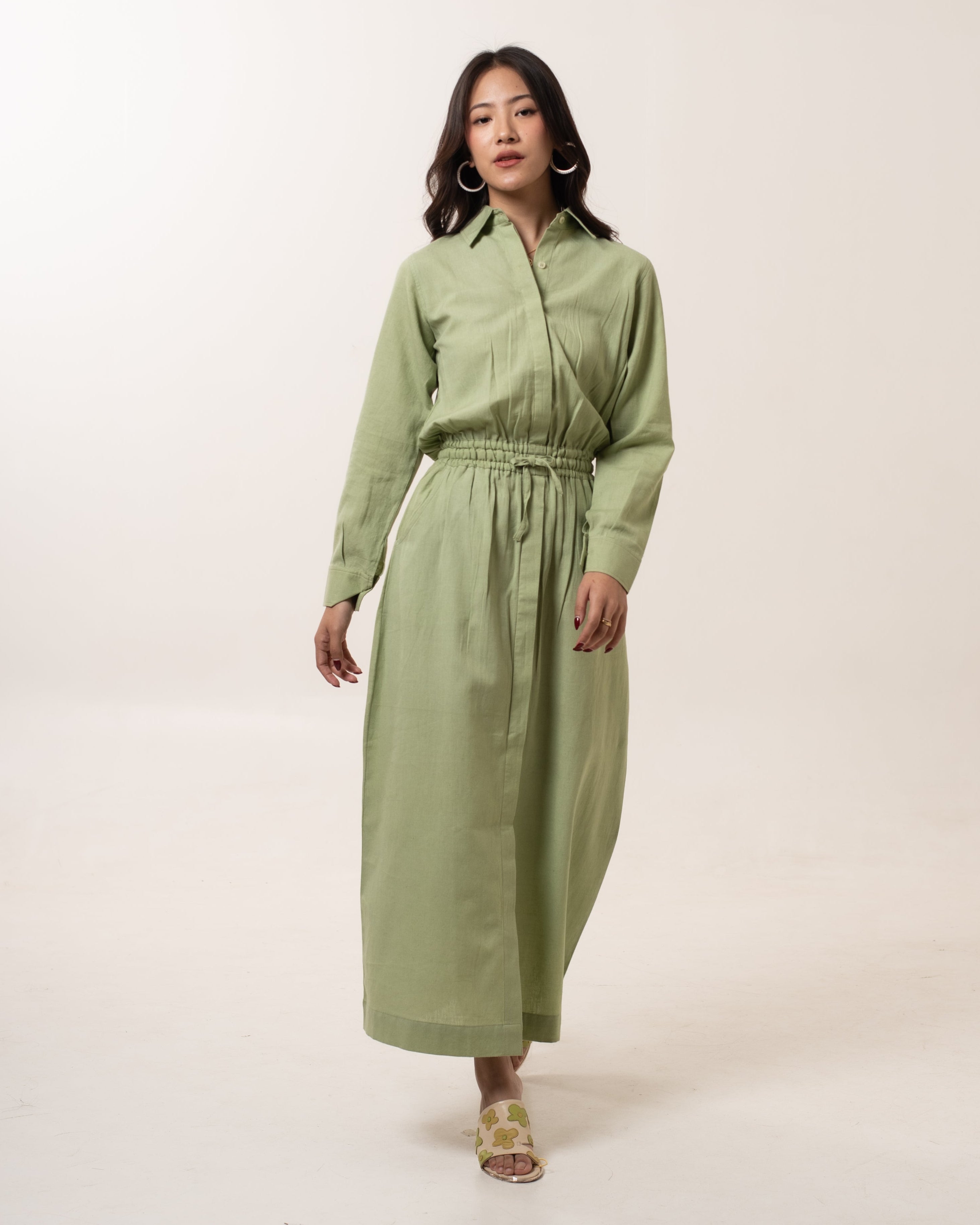 Sheen Allure Slit Dress