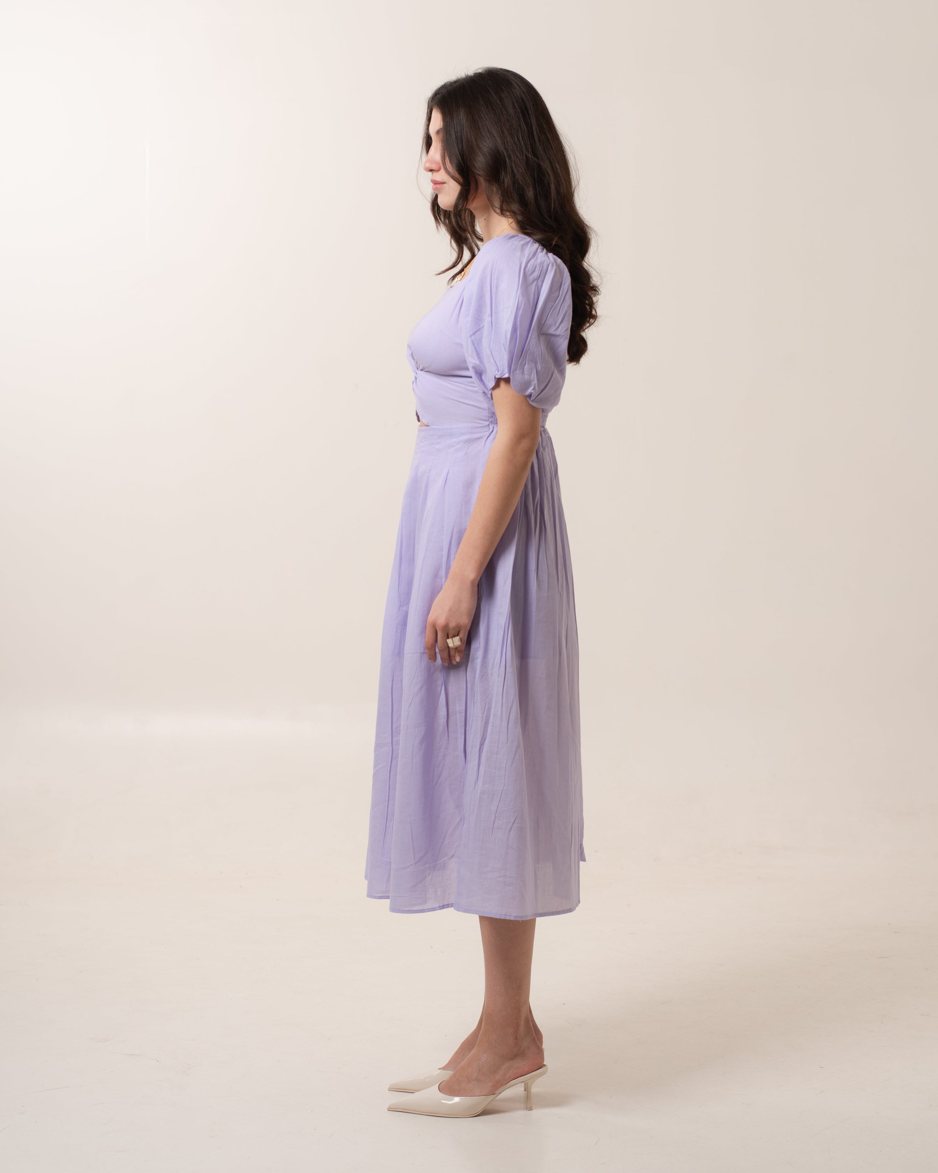 Lilac Soft Knot Dress