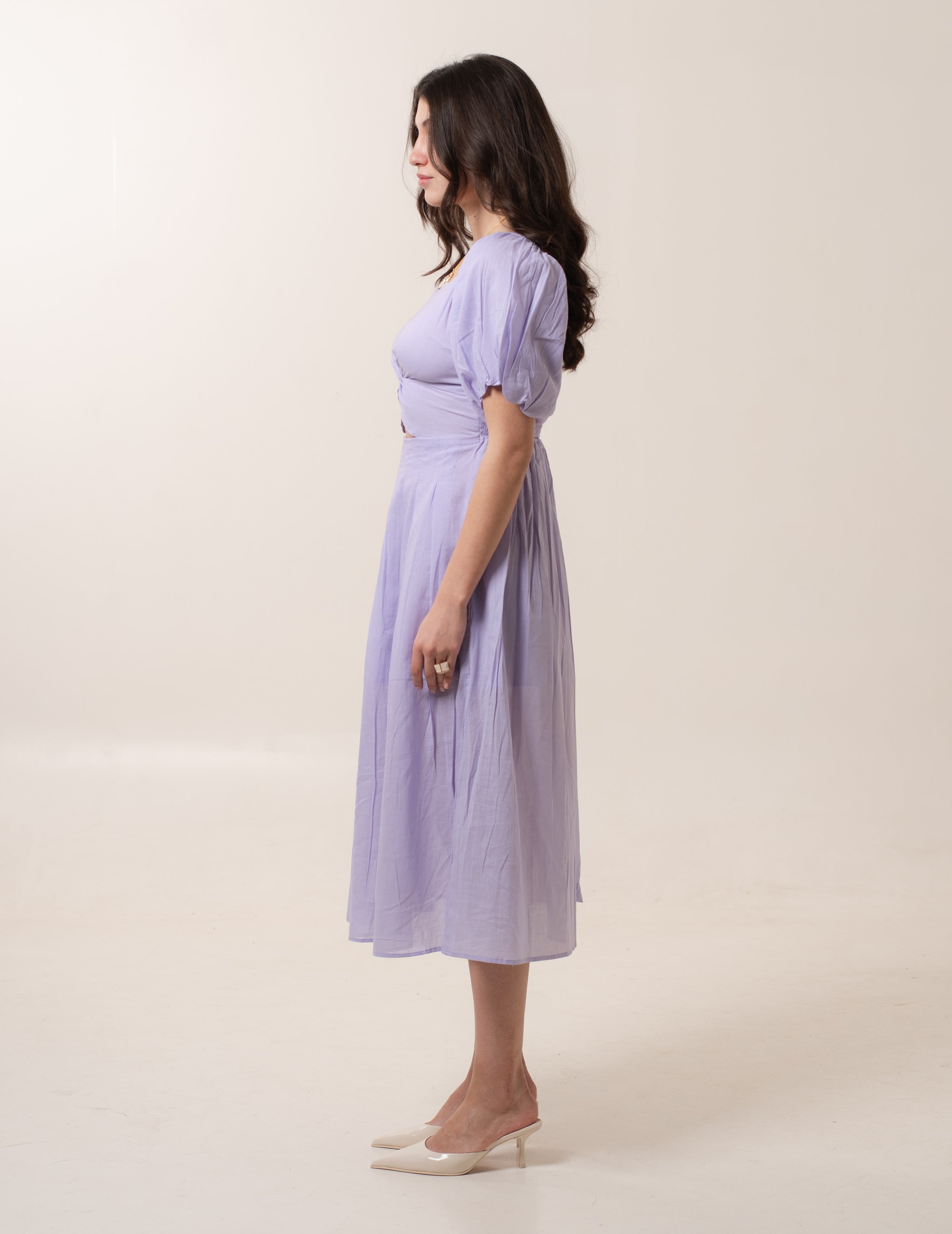 Lilac Soft Knot Dress