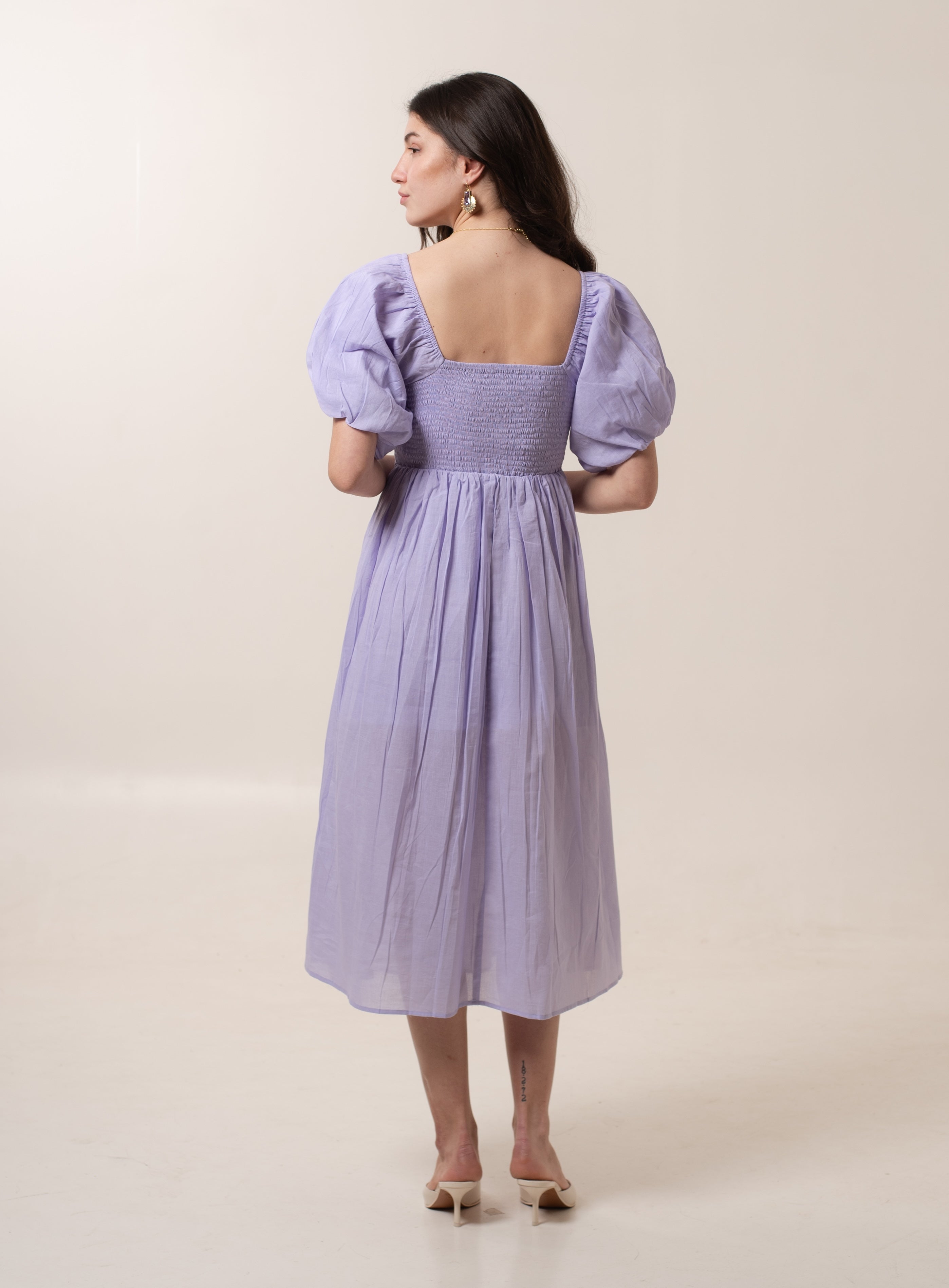 Lilac Soft Knot Dress