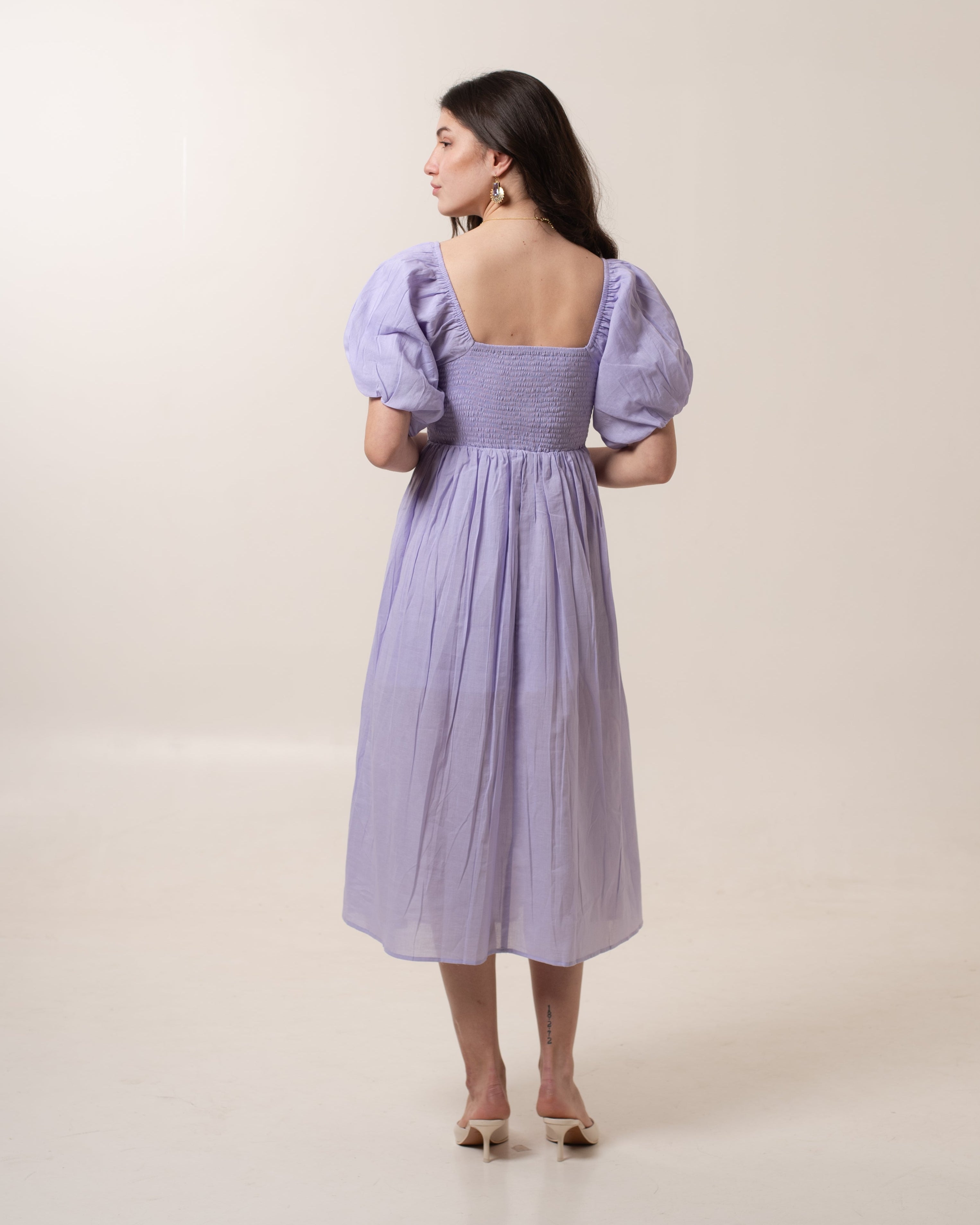 Lilac Soft Knot Dress