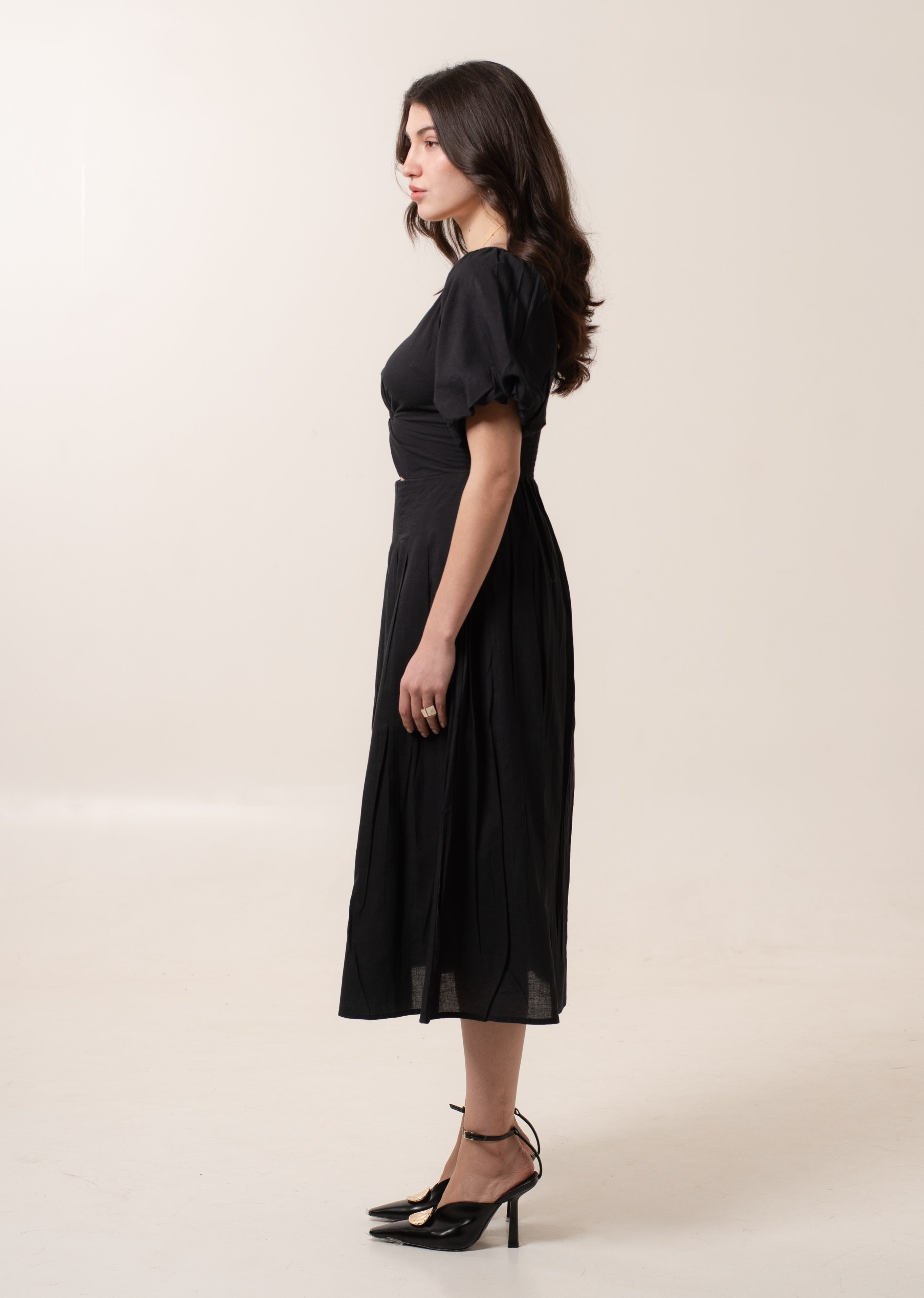 Midnight Soft Knot Dress