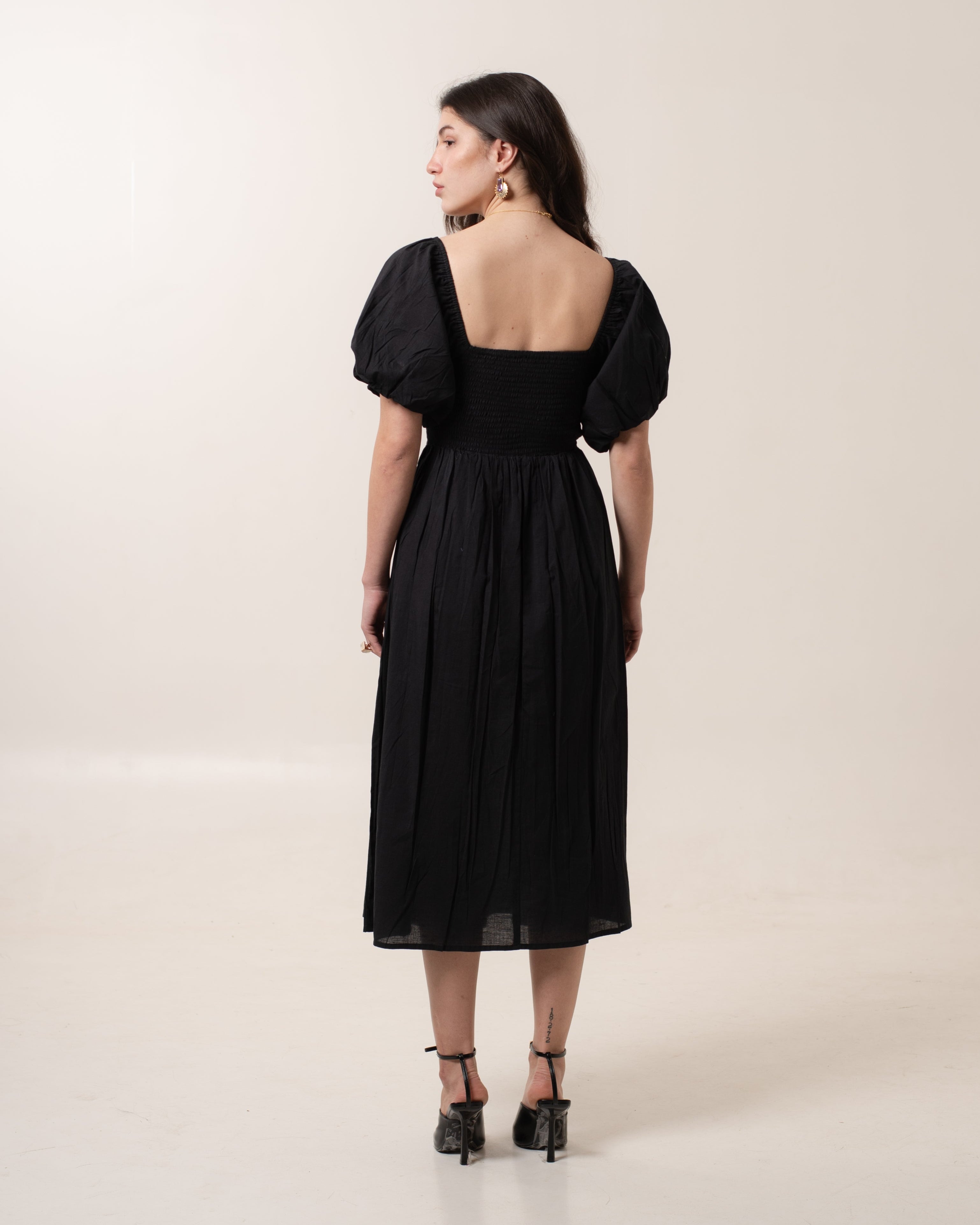 Midnight Soft Knot Dress