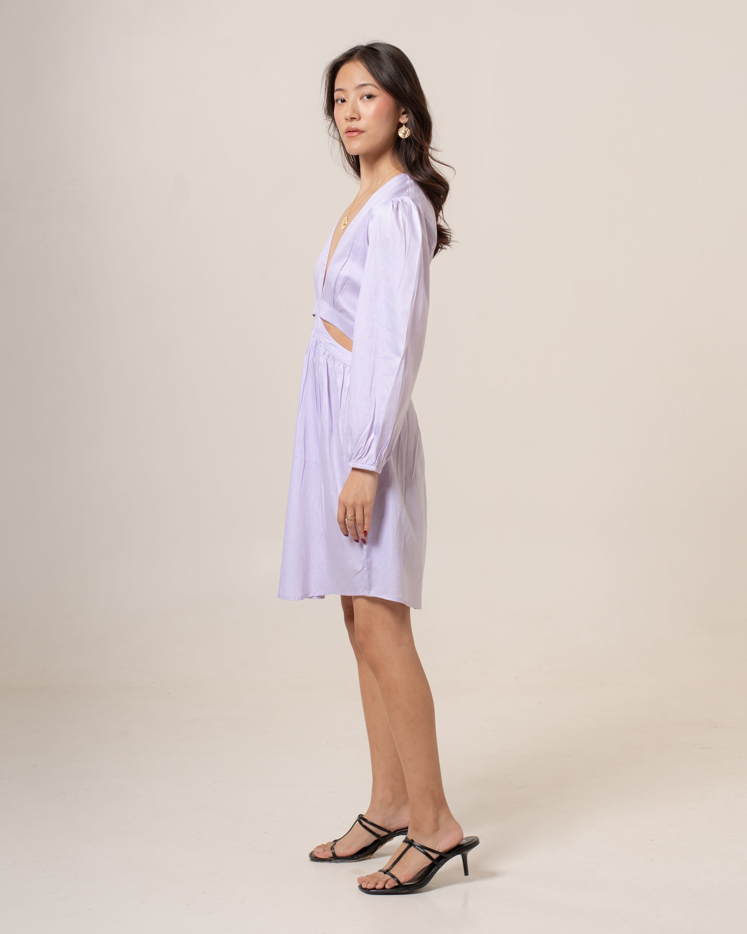 Lilac Zephyr Cutout Dress