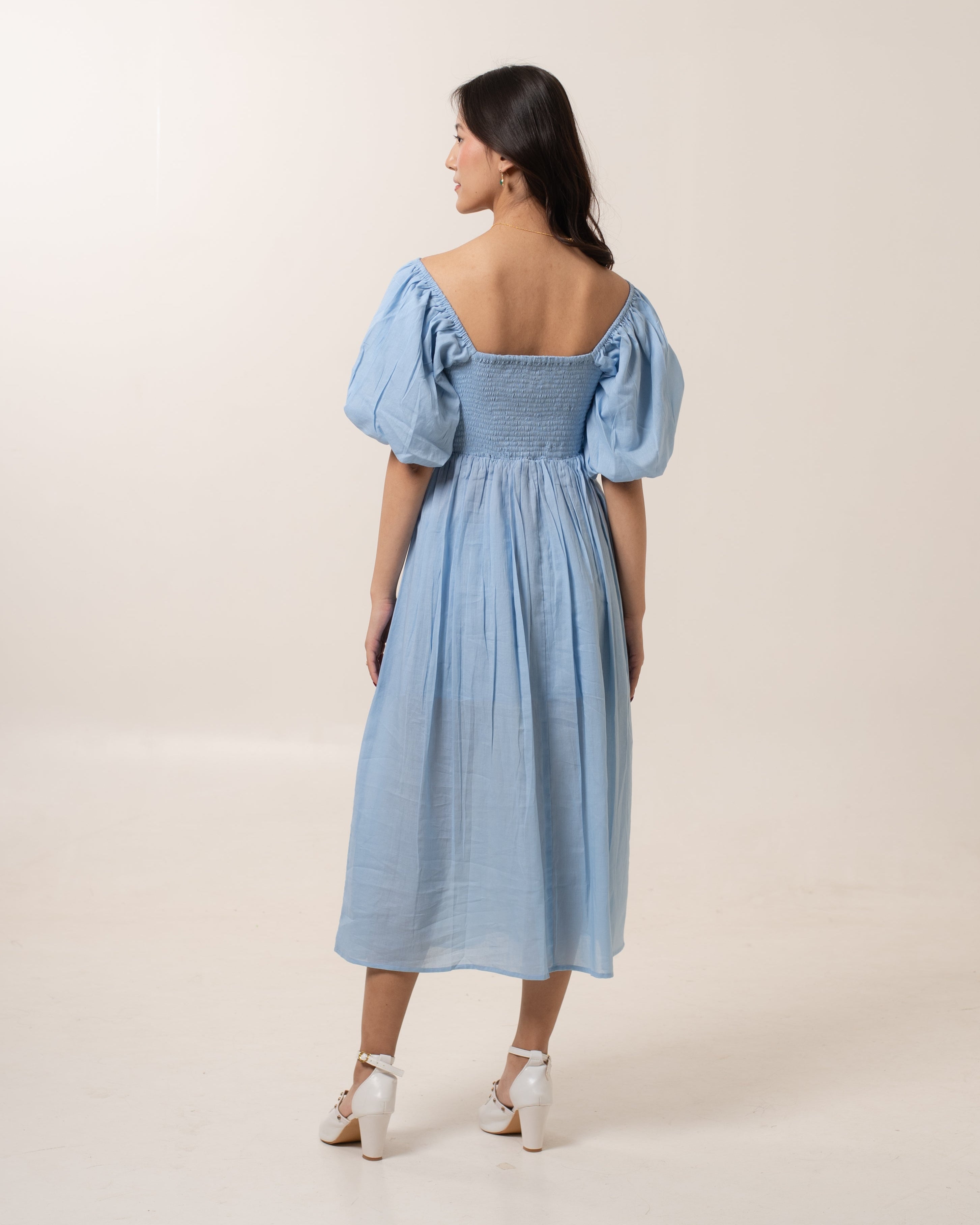 Azure Soft Knot Dress