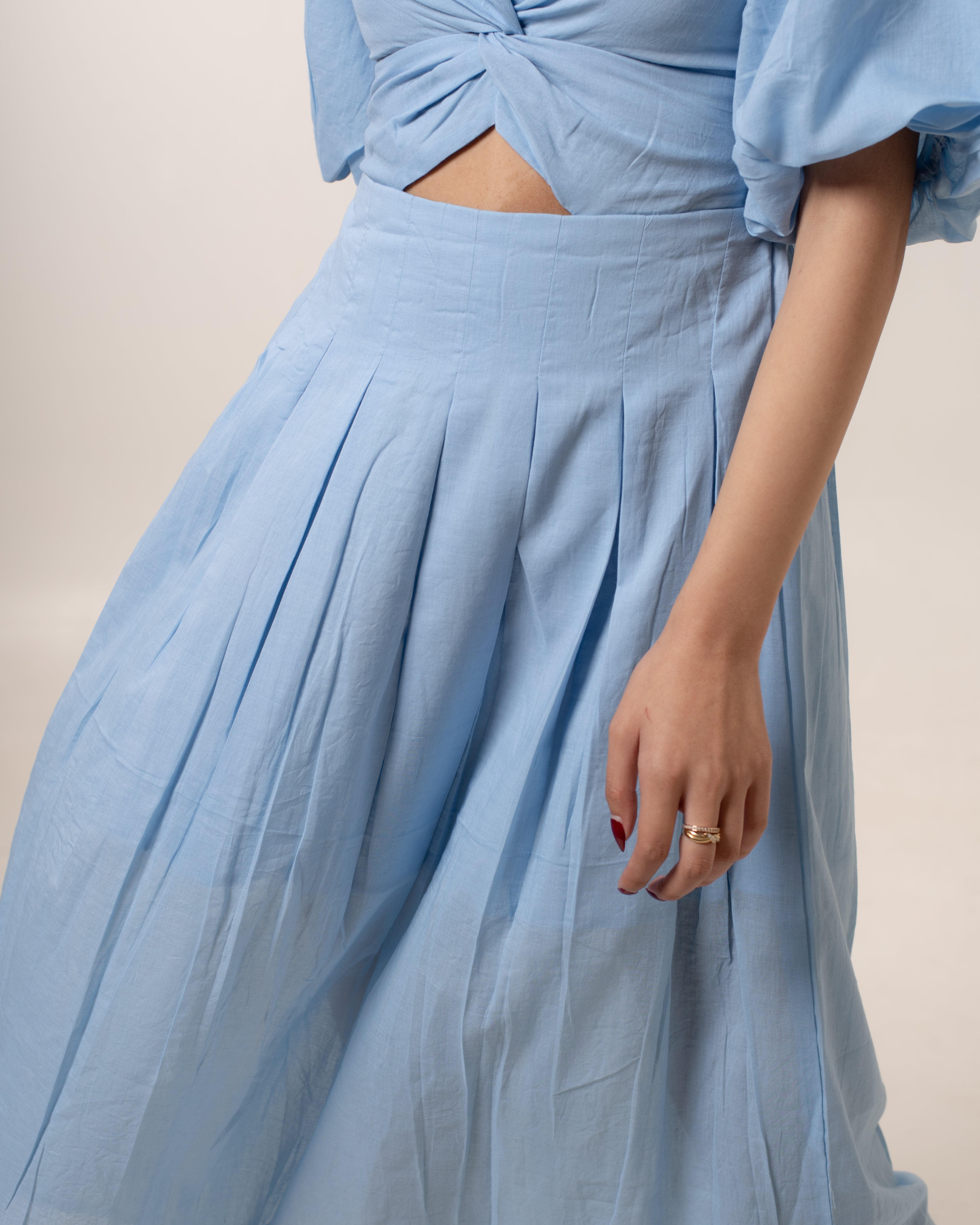 Azure Soft Knot Dress