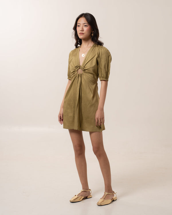 Oliven Fit-Flare Mini