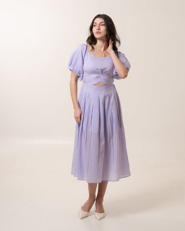 Lilac Soft Knot Dress