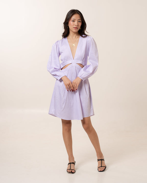 Lilac Zephyr Cutout Dress